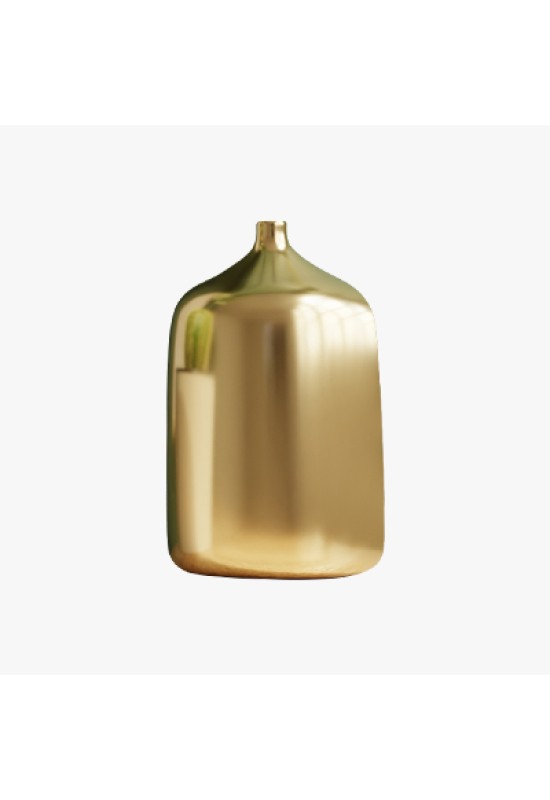 Vase with metal base